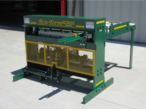 shears, acu-form, metal roofing roll formers